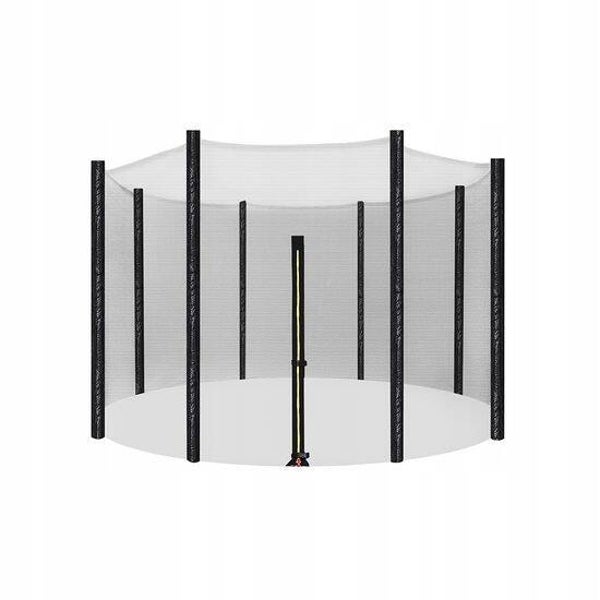 SIATKA BEZPIECZEŃSTWA DO TRAMPOLINY  366cm 12FT 8 SŁUPKÓW ZASTĘPCZA 180cm SONGMICS P128-10
