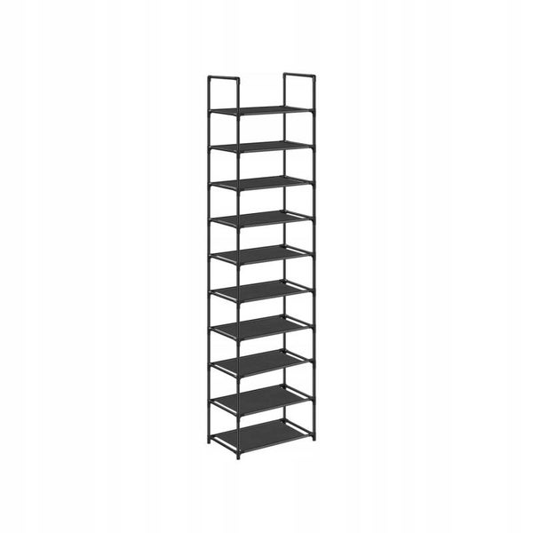 REGAŁ NA BUTY STOJAK MODUŁOWY Songmics 10PAR SZARY ORGANIZER METALOWY 170CM P112-30