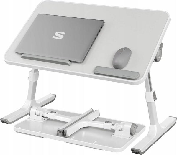 STOLIK POD LAPTOPA REGULOWANY SZARY 52x30cm SKŁADANY SONGMICS SZARY P162-26