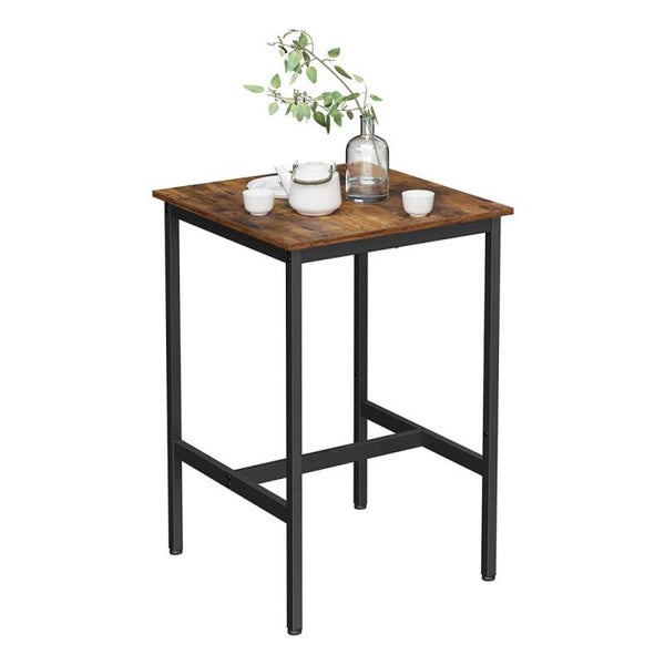 STÓŁ KUCHENNY BAROWY METALOWA RAMA DO KUCHNI VINTAGE 60X60X92 SONGMICS P174-10