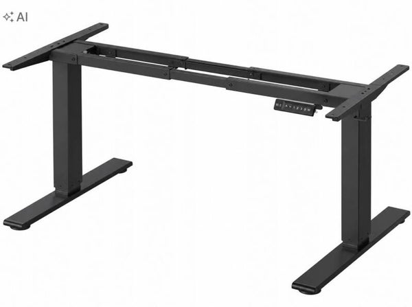 BIURKO Z REGULACJĄ WYSOKOŚCI 140X80CM USB-C PAMIĘĆ WYSOKOŚCI CZARNE SONGMICS P175-15