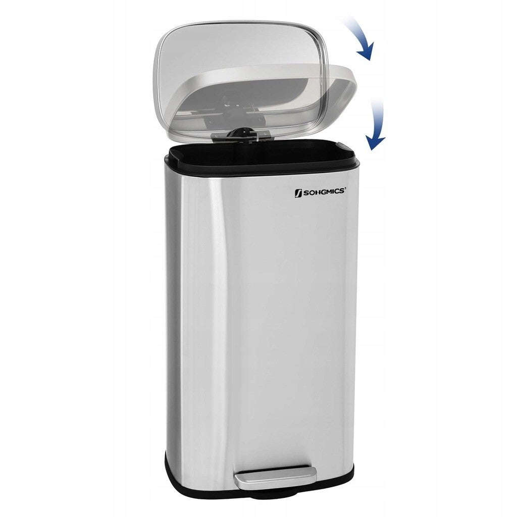 Kosz na śmieci Songmics 30 l 1 -komorowy, WORKI GRATIS