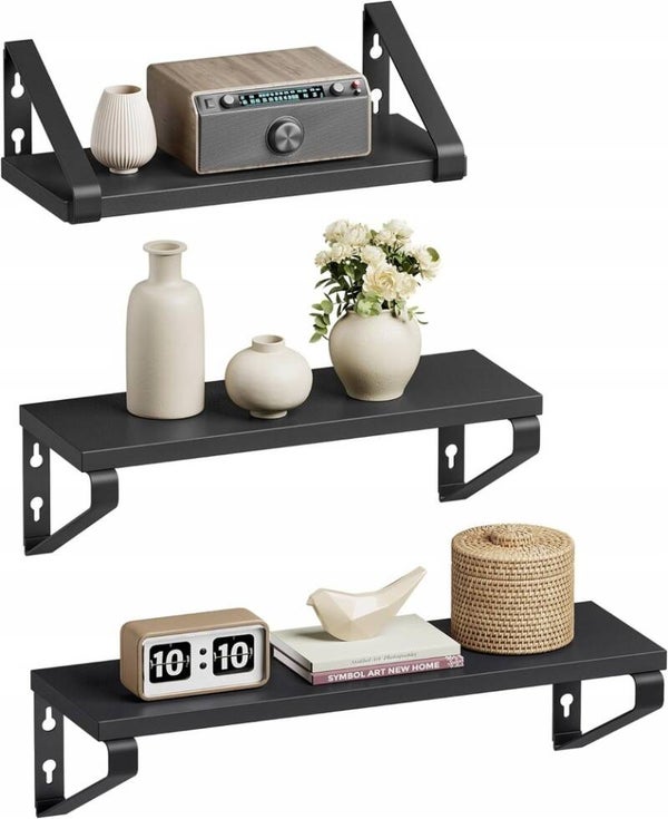 Półka ścienna wisząca, 2 opcje montażu, półka ekspozycyjna