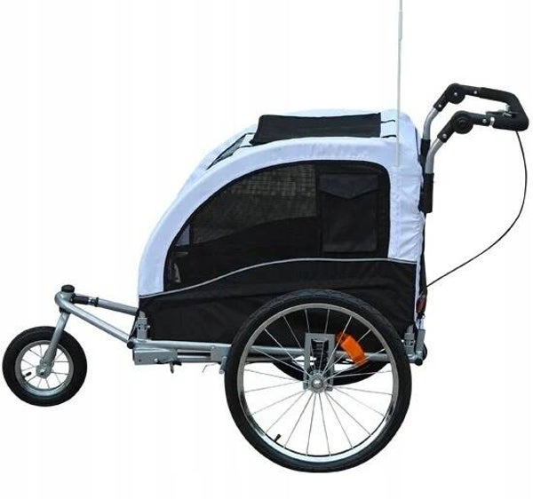 Przyczepa rowerowa dla psa maksymalna waga psa 40 kg PawHut 5663-1290