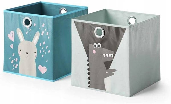 Pudełko na Aneta Vicco 30 x 30 cm odcienie szarości 2szt