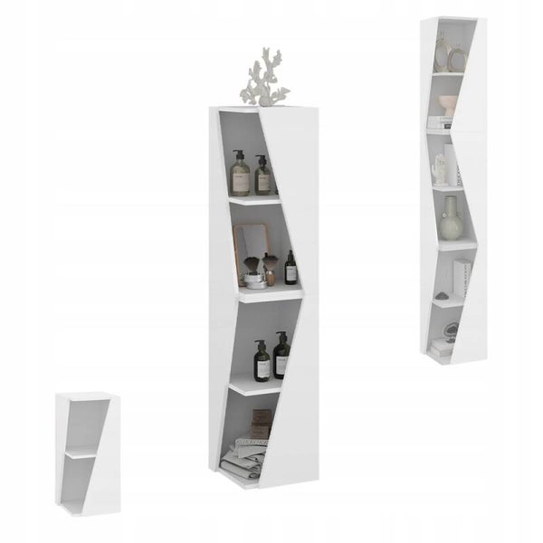 Szafka, regał, słupek stojący Benno, Biały, 31.6 x 70.5 cm z 3 półkami, Vicco