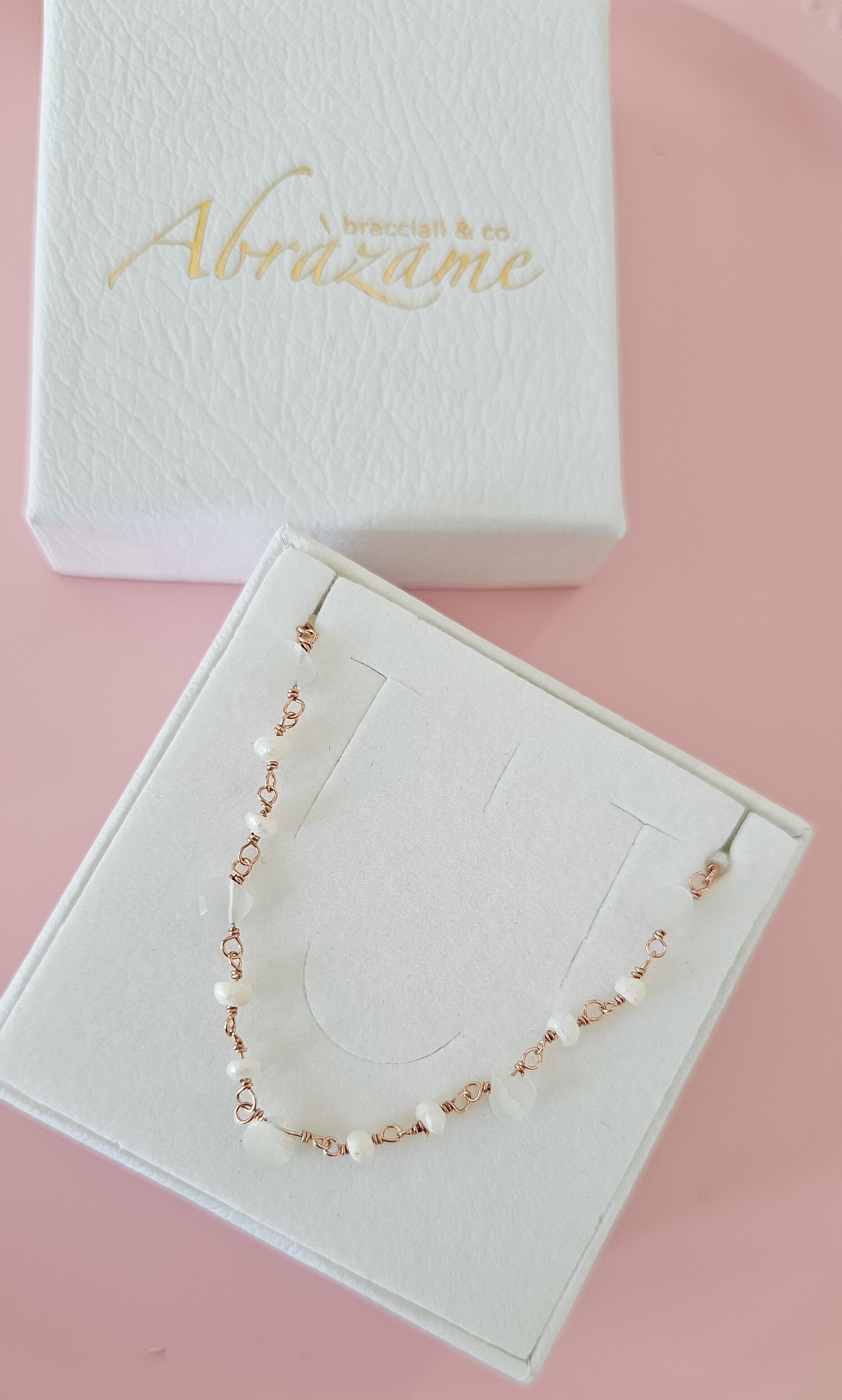 Collana Luna d'acqua Abràzame