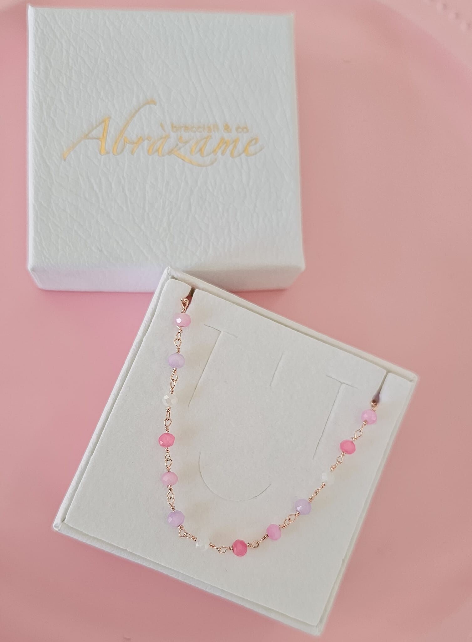 Collana Sogno Rosa Abràzame