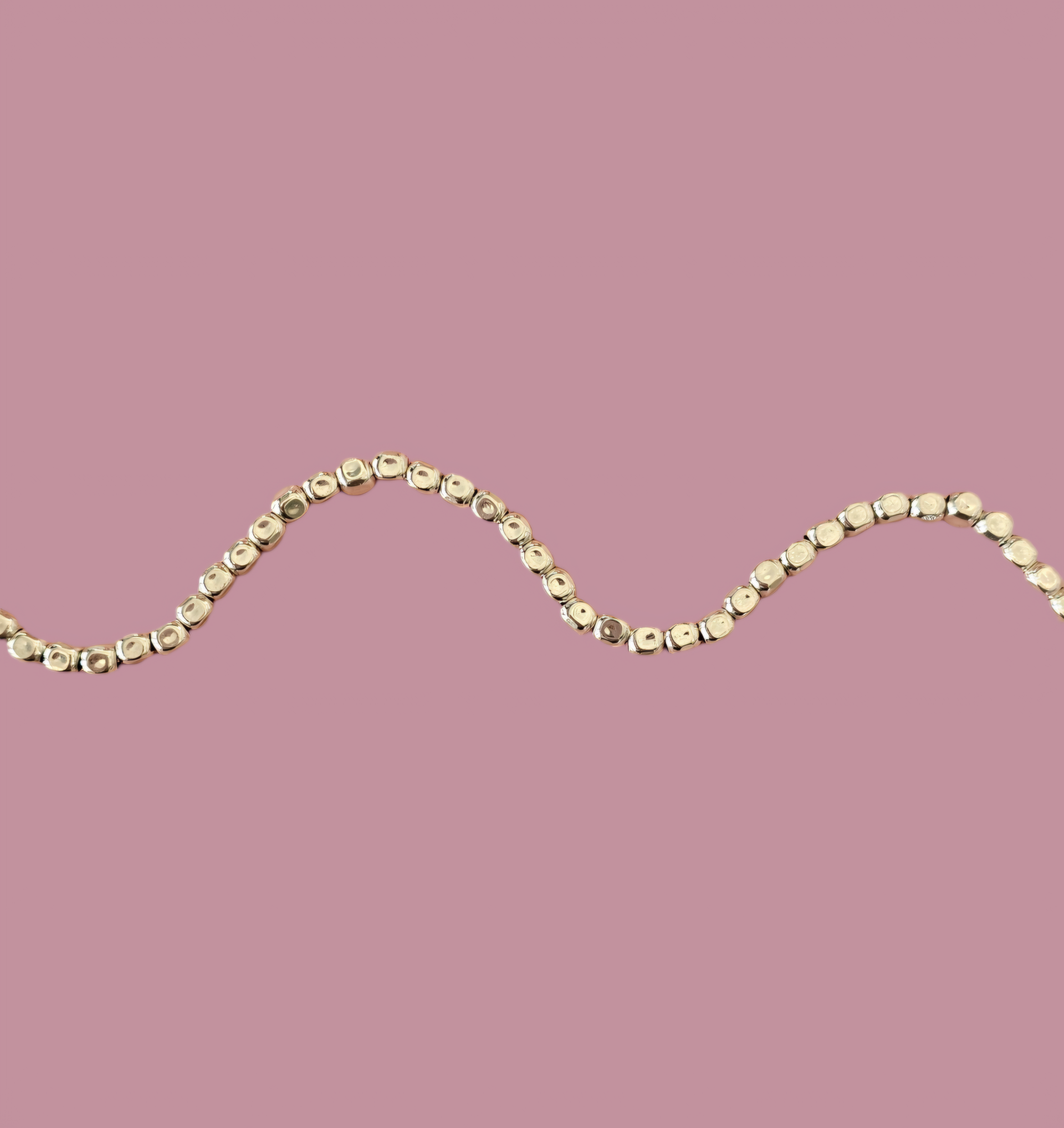 Bracciale cubetti martellati