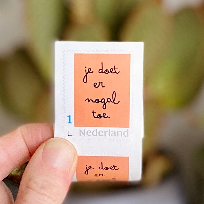 Postzegel: Je doet er nogal toe.