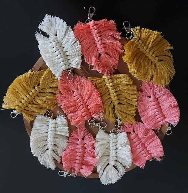 Feder-Schlüsselanhänger