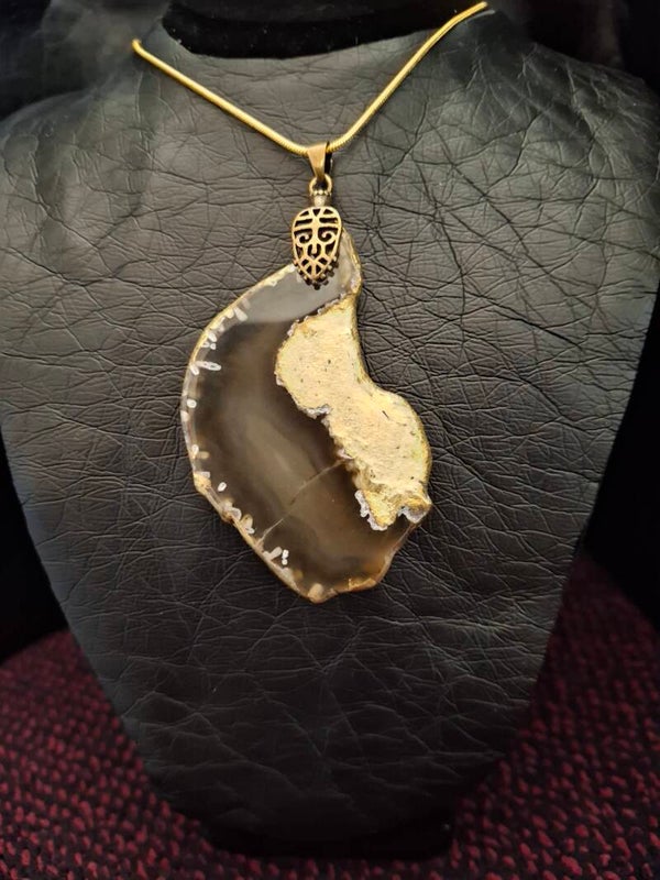 Agate Necklace #010