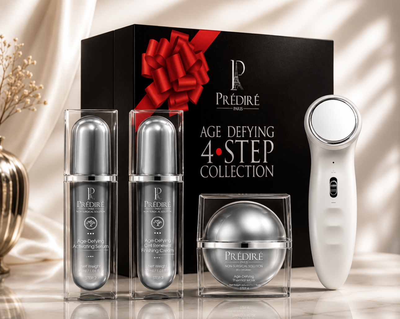 Prédiré Paris Age Defying 4-Step Collection – Luxury Anti-Aging Skincare Set