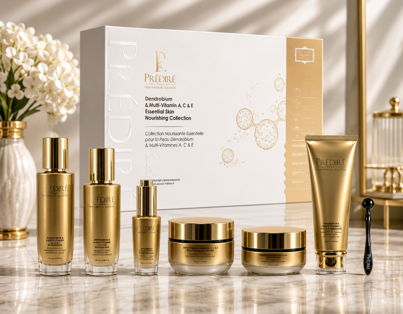 PRÉDIRÉ Dendrobium & Multi-Vitamin A, C & E Essential Skin Nourishing Collection