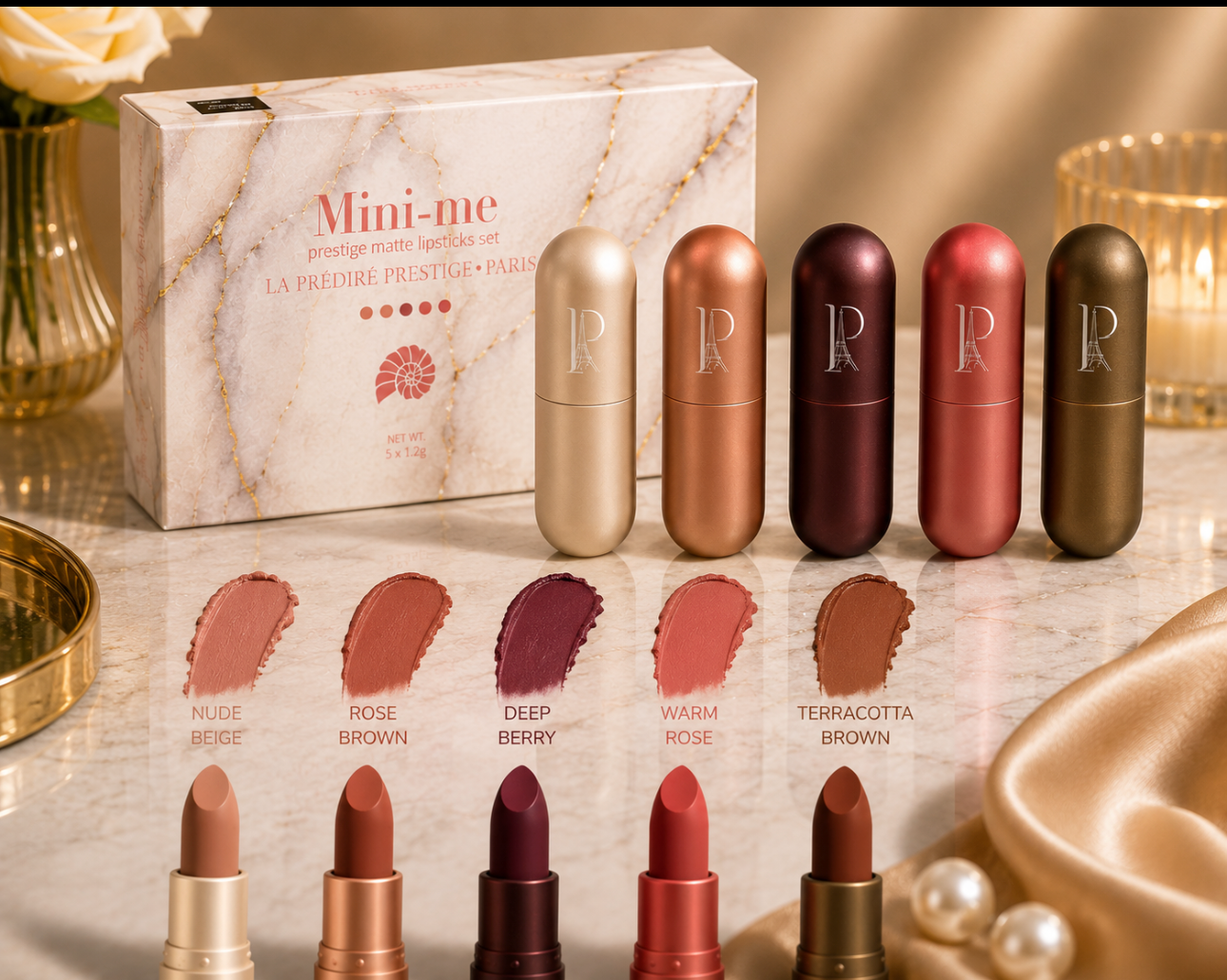 La Prédiré Prestige Mini-Me Matte Lipsticks Set