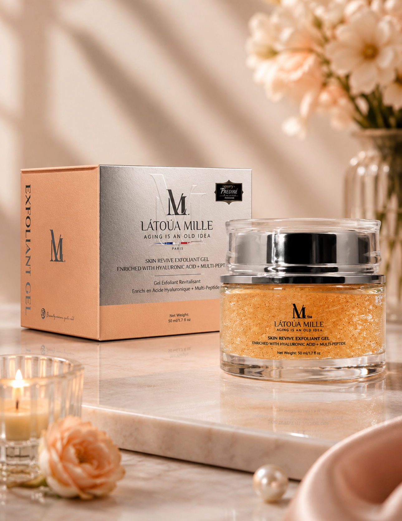 Látoua Mille Skin Revive Exfoliant Gel (Hyaluronic Acid + Multi-Peptide)