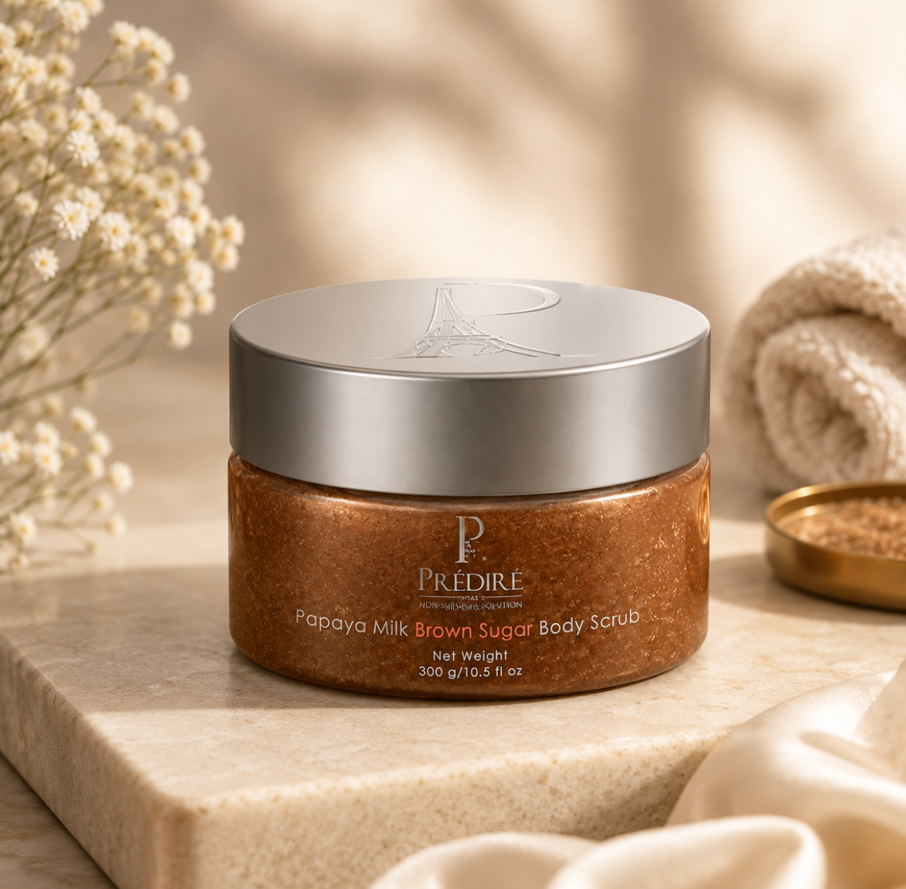 Prédiré Paris Papaya Milk Brown Sugar Body Scrub