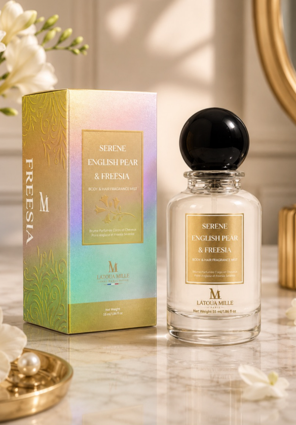 LÁTOUA Mille Serene English Pear & Freesia Body & Hair Fragrance