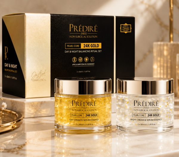 Prédiré Paris Pearl Core 24K Gold Day & Night Balancing Ritual Set