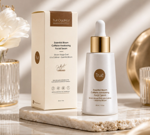 Trué-OrgaNica Essential Bloom Caffeine Awakening Facial Serum