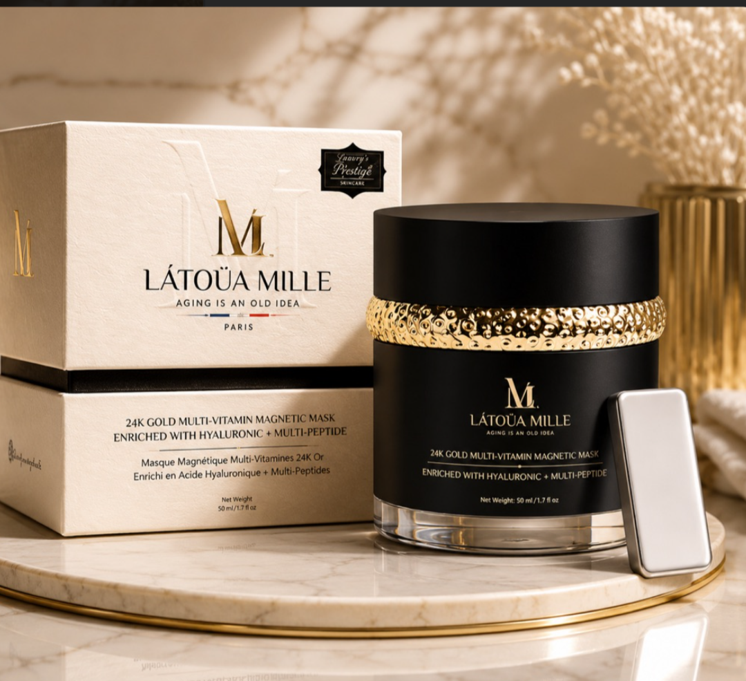 LÁTOUA Mille 24K Gold Multi-Vitamin Magnetic Mask