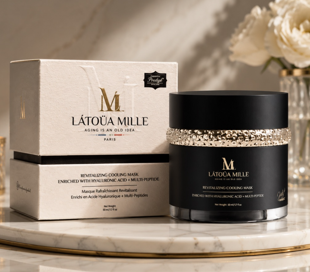 Látoua Mille Revitalizing Cooling Mask Enriched With Hyaluronic Acid + Multi-Peptide