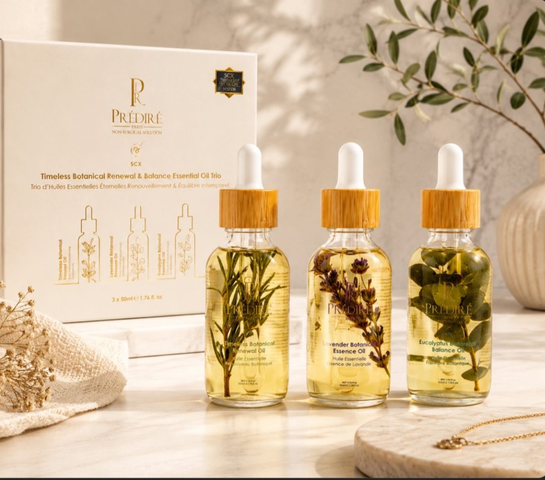 Prédiré Paris Timeless Botanical Renewal & Balance Essential Oil Trio