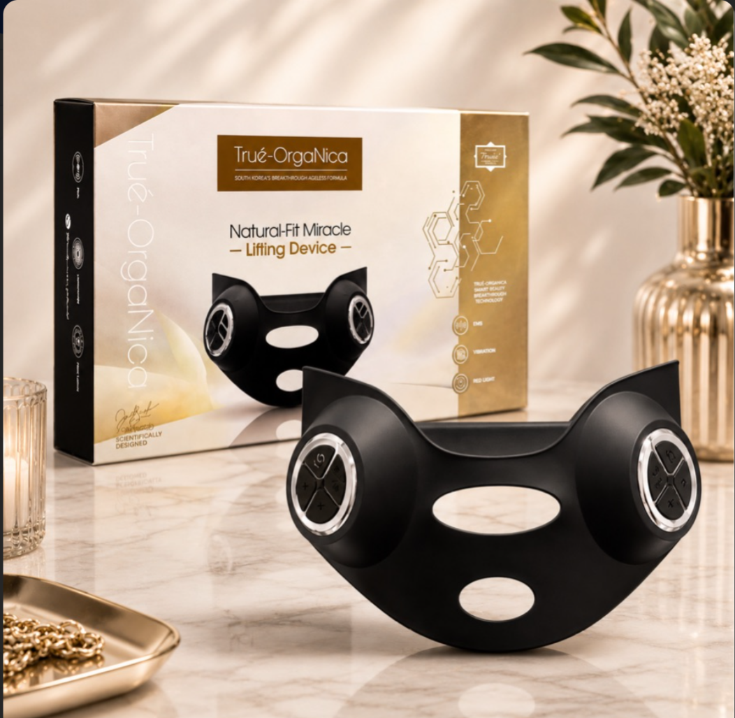 True-OrgaNica Black Sculpting V-Line Face Mask