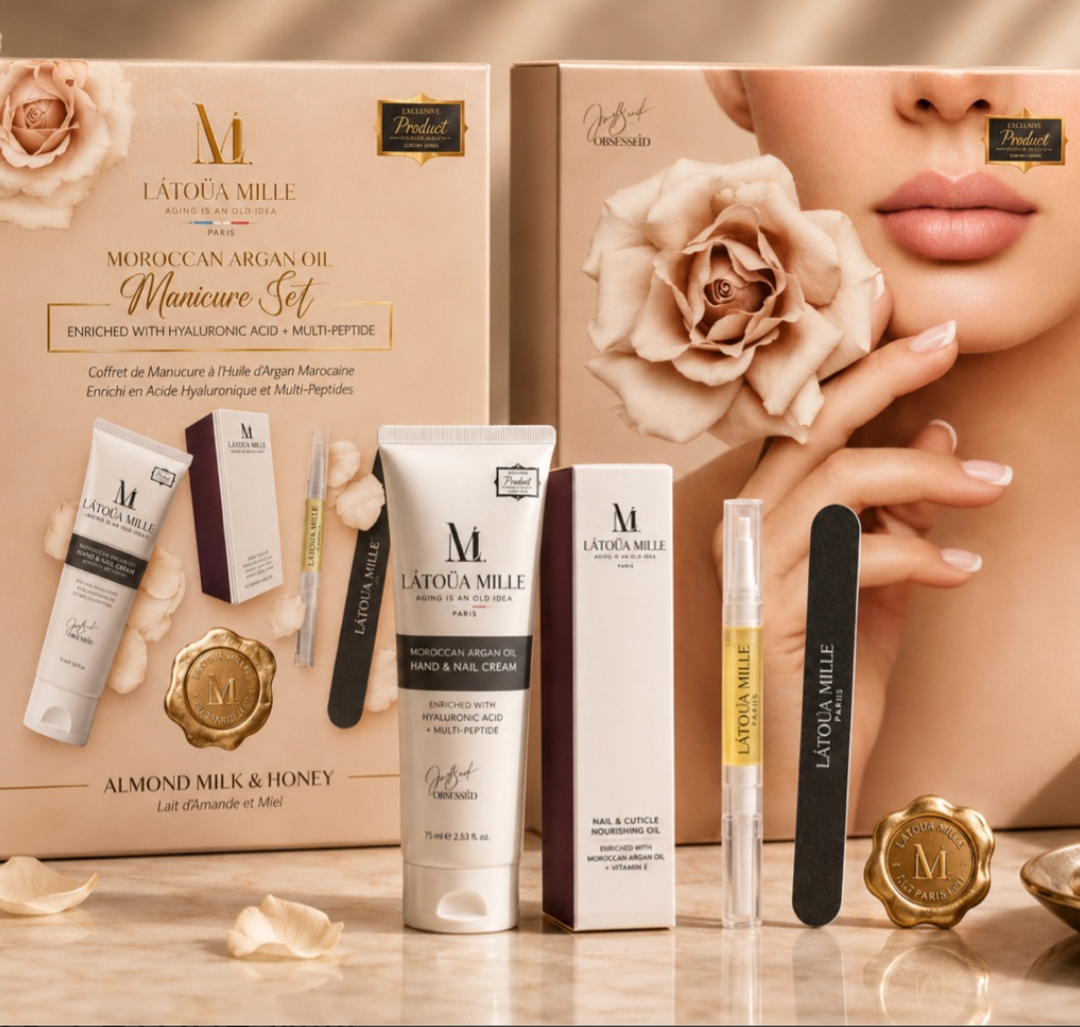 LÁTOUA Mille Moroccan Argan Oil Manicure Set by Obsessed