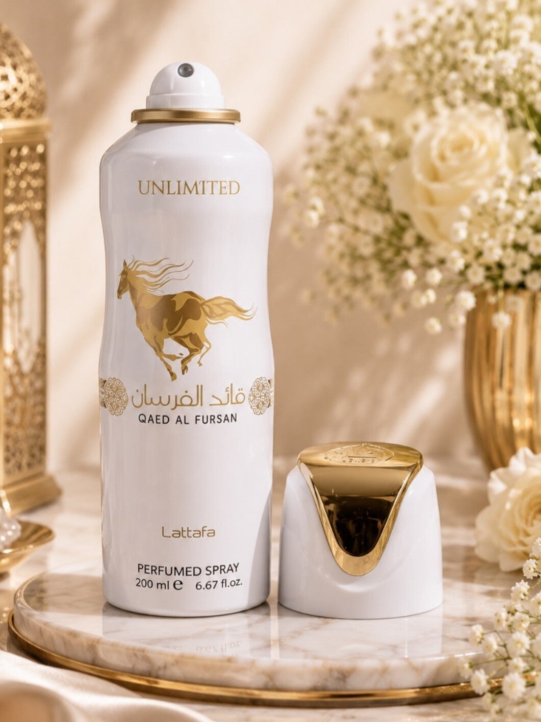 LATTAFA Qaed Al Fursan Unlimited Deodorant Spray