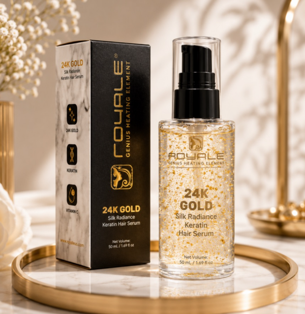 Royale 24K Gold Silk Radiance Keratin Hair Serum