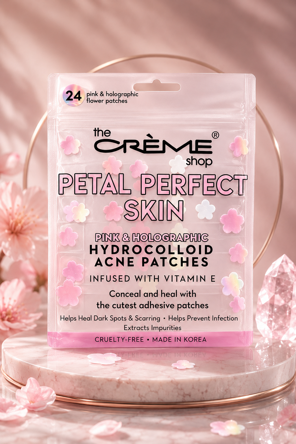 The Crème Shop Petal Perfect Hydrocolloid Acne Patches