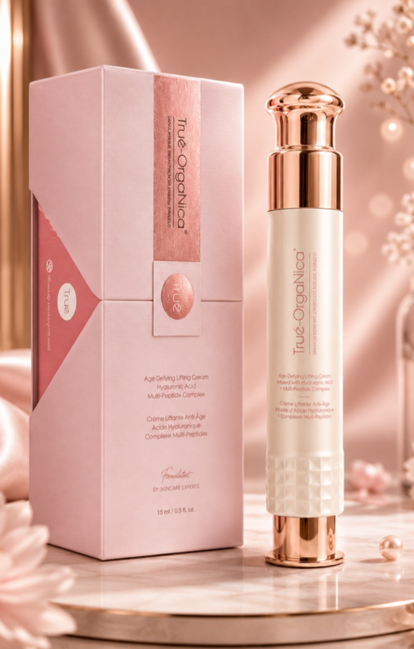 True-OrgaNica Age Defying Lifting Cream Infused with Hyaluronic Acid + Multi-Peptide Complex