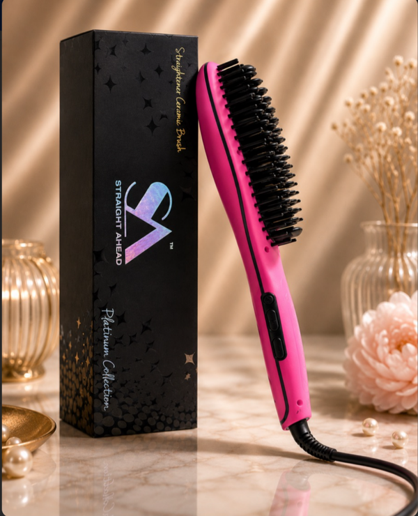 Straight Ahead Straightener Ceramic Brush