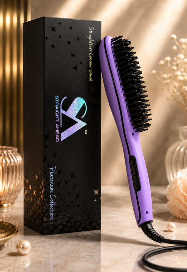 Straight Ahead Straightener Ceramic Brush