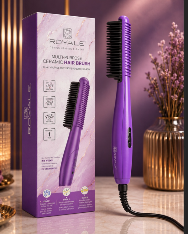 Royale Multi-Purpose Ceramic Hair Brush