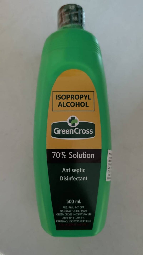 Green Cross Antiseptic Disenfectant 70% Solution 500ml