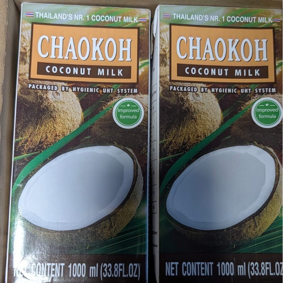 Kokosmilch 18% Fett CHAOKOH Tetra-pk 1L Coconut Milk