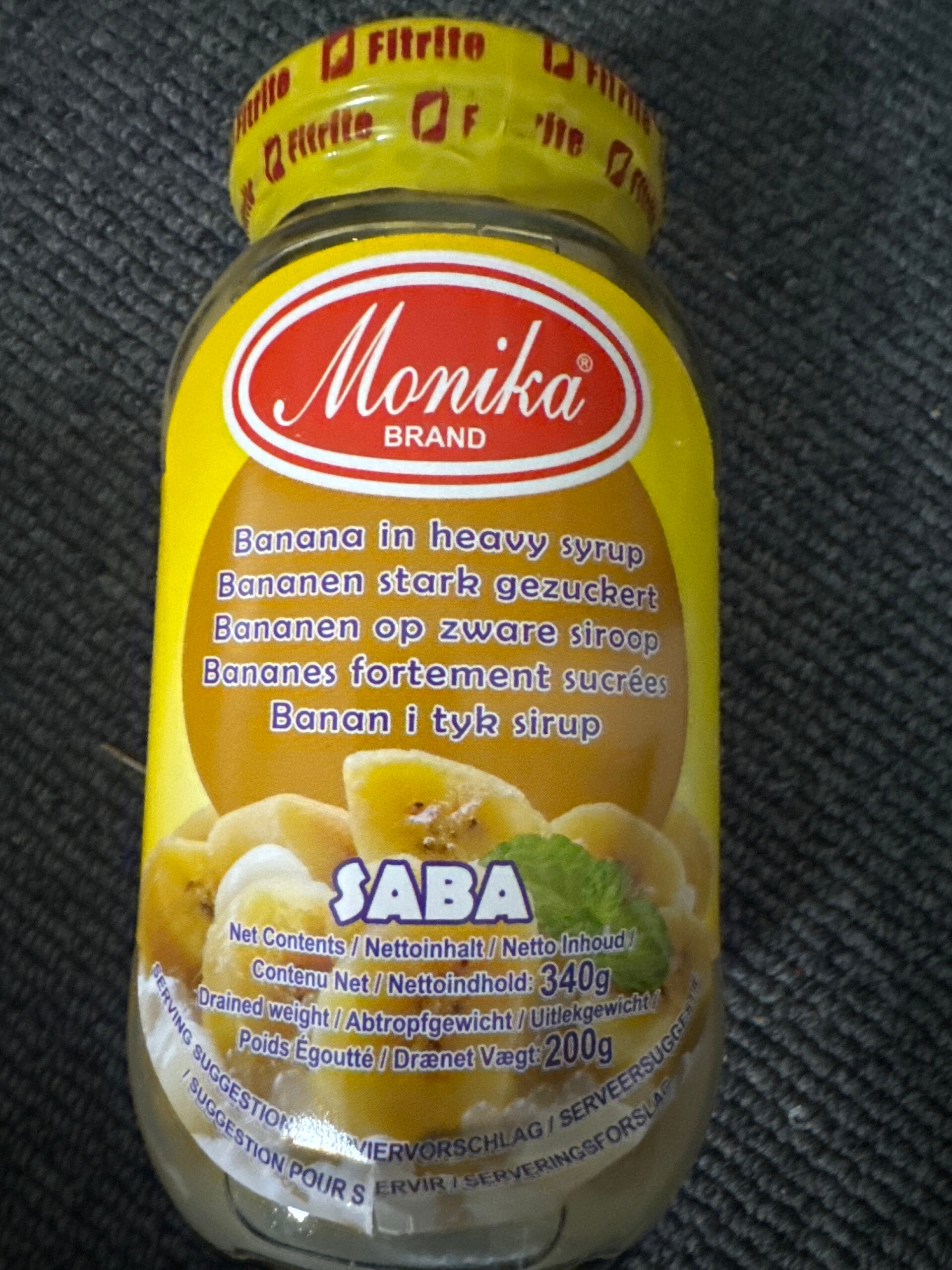 Saba in Syrup 340g Monika