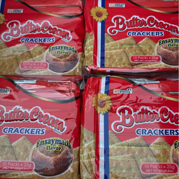 BUTTER CREAM CRACKERS ENSAYMADA 10x25g