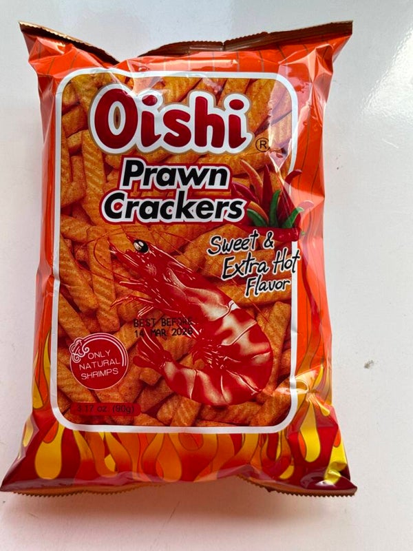 Oishi extra spicy and sweet