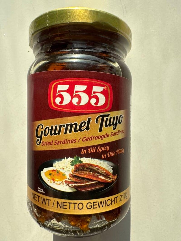 GOURMET TUYO (HERRING) IN CORN OIL SPICY 210g