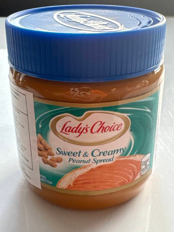 Ladys Choice Peanut Butter Chunky 340g