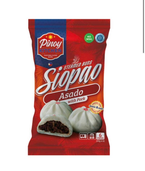 Siopao Pork Asado  PINOY Btl 300g 6pcs.