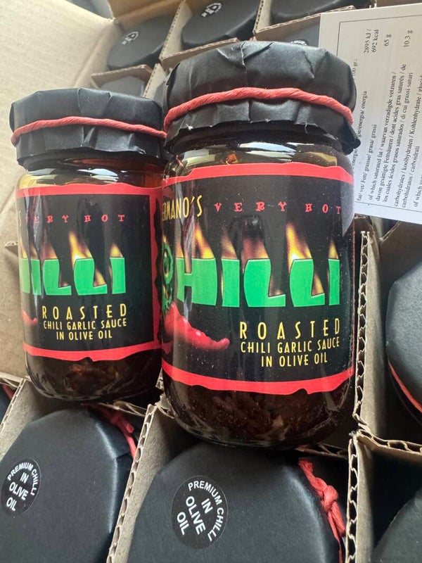 Germano's Roasted Chili Garlic Sauce in Olive Oil 100g