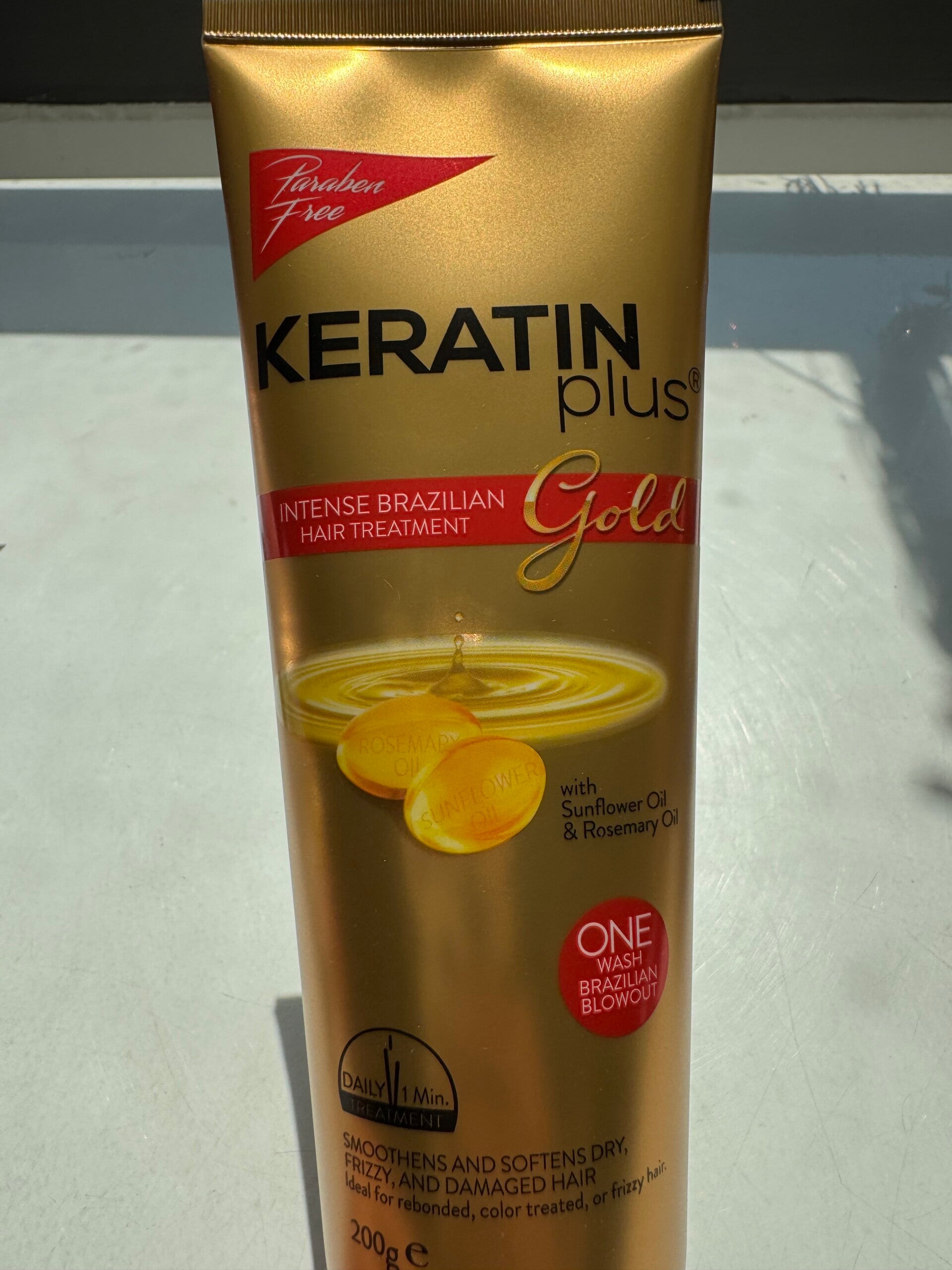 KERATIN PLUS BRAZILLIAN (GOLD) 200g