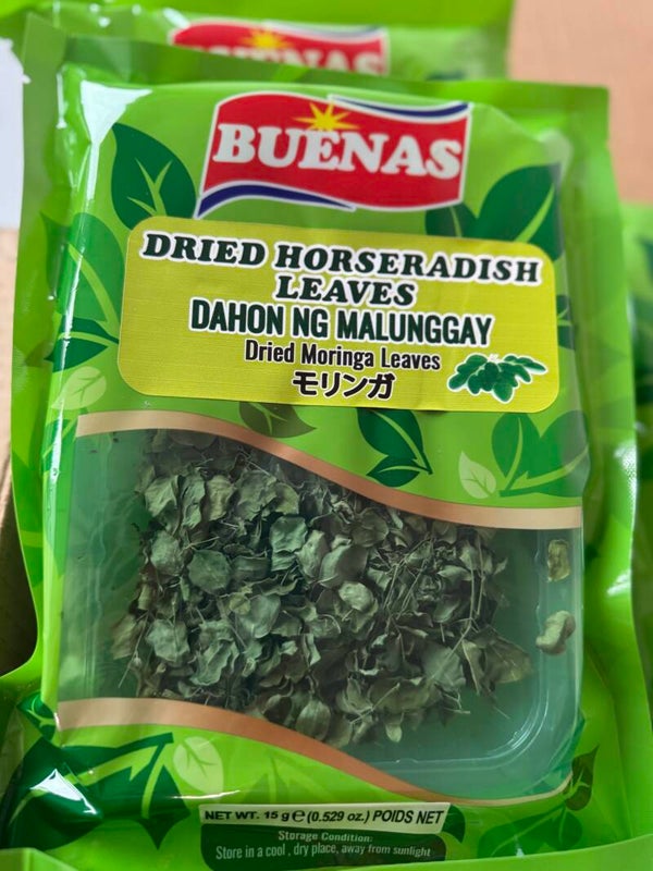 PH | Buenas | Dried Horseradish Leaves (Malunggay) 15g