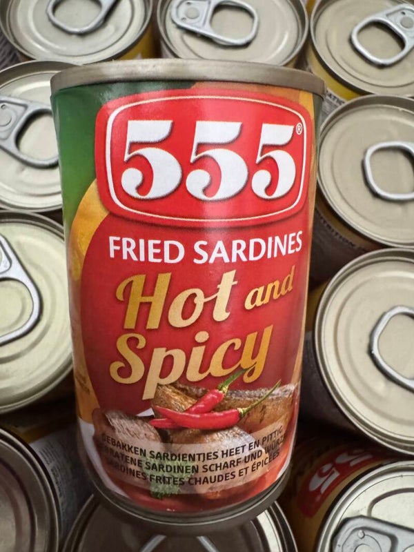 555 sardines FRIED HOT AND SPICY 155g