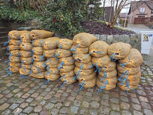 50 zakken boomschors