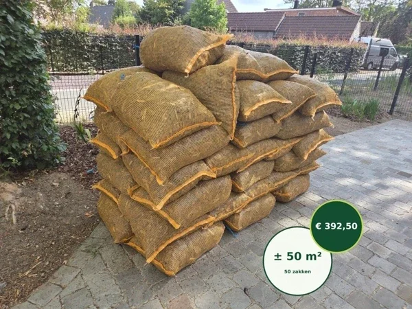 50 zakken boomschors voor een tuin
